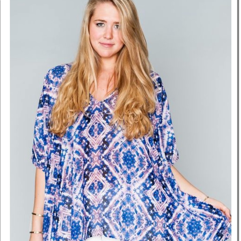 Show Me Your Mumu Purple Haze Tunic